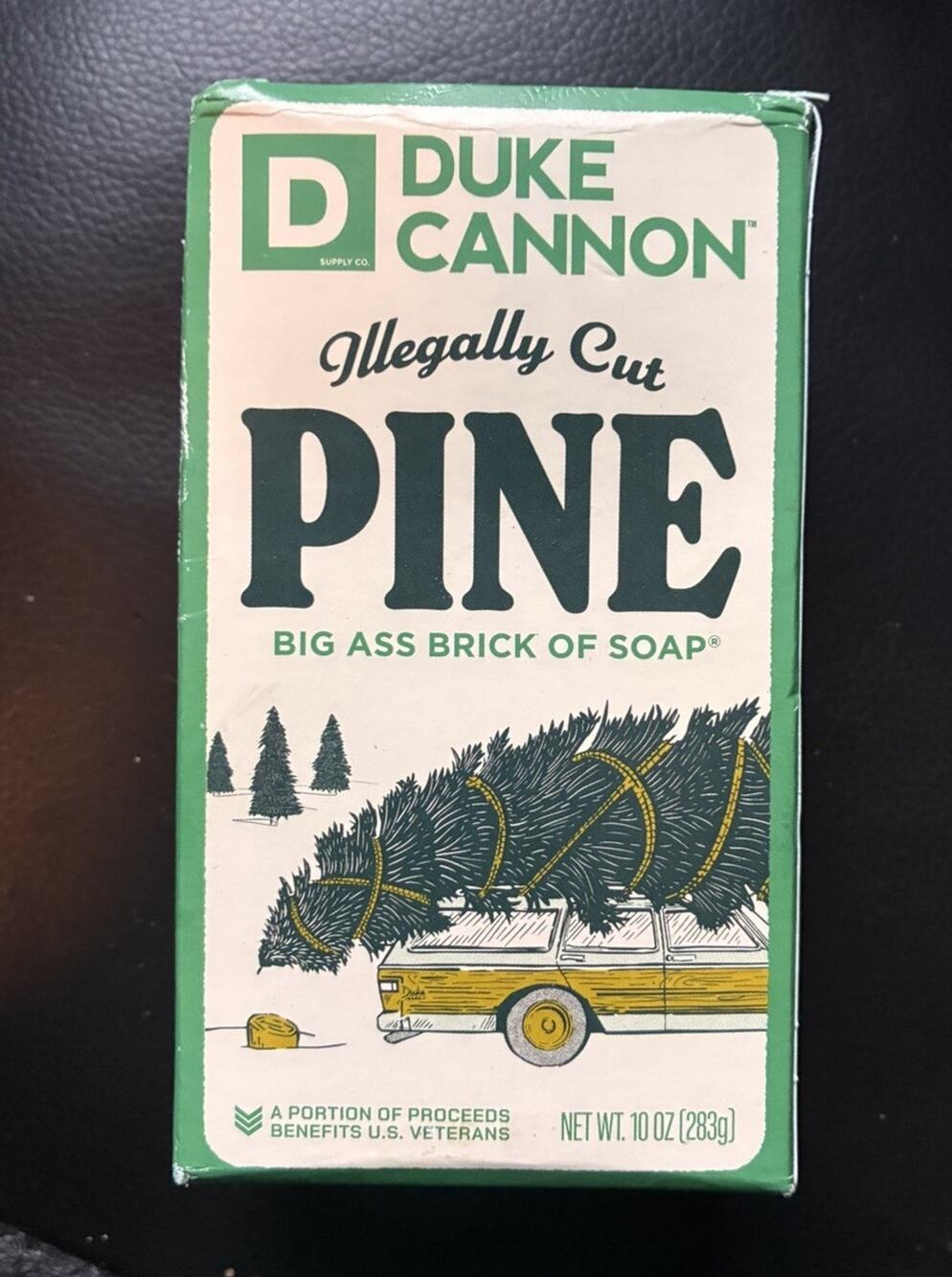 Duke Cannon Big Ass Brick of Soap Illegally Cut Pine Triple-Milled 10 oz